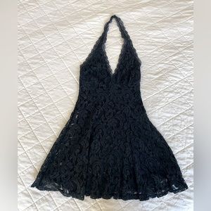 UO’s Kimchi Blue Black Lace Dress